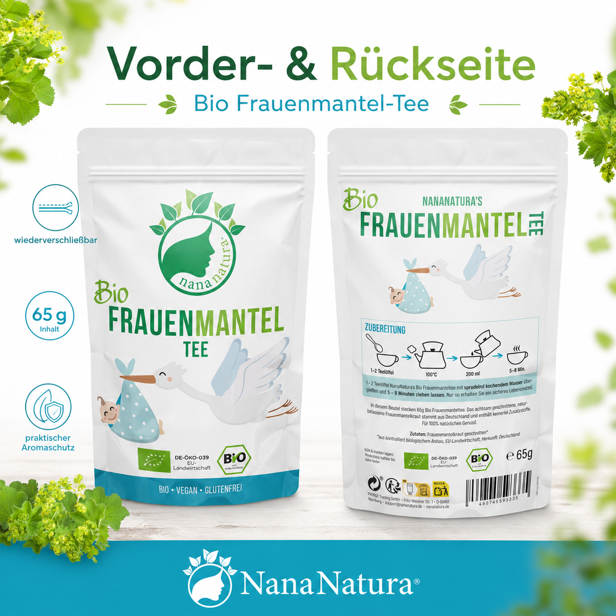 Bio Frauenmantel-Tee 65g