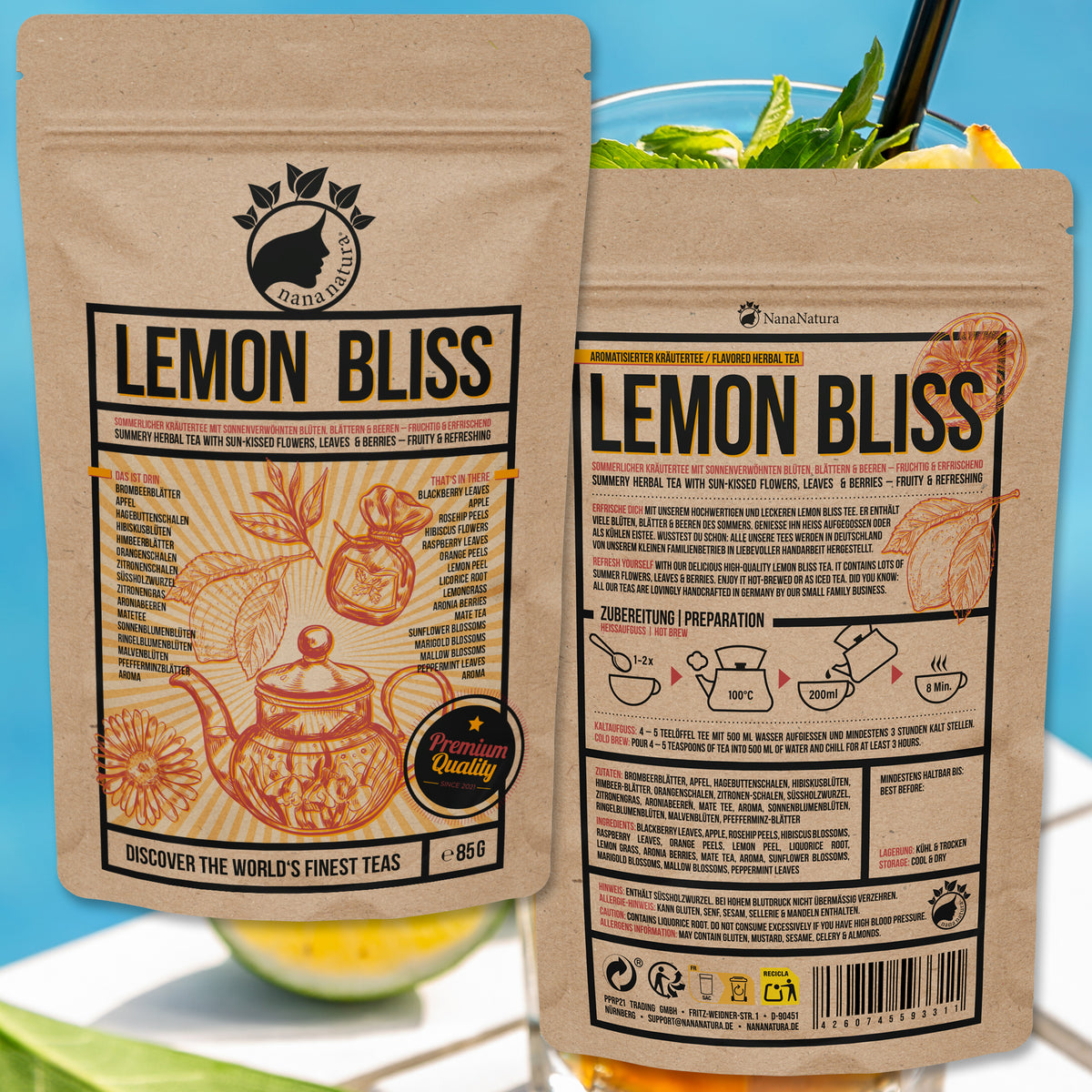 Lemon Bliss Tee 85g