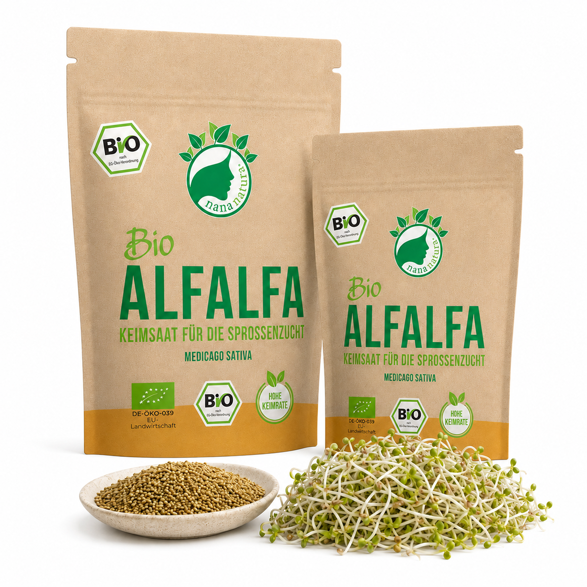 Bio Alfalfa Keimsaat 180g