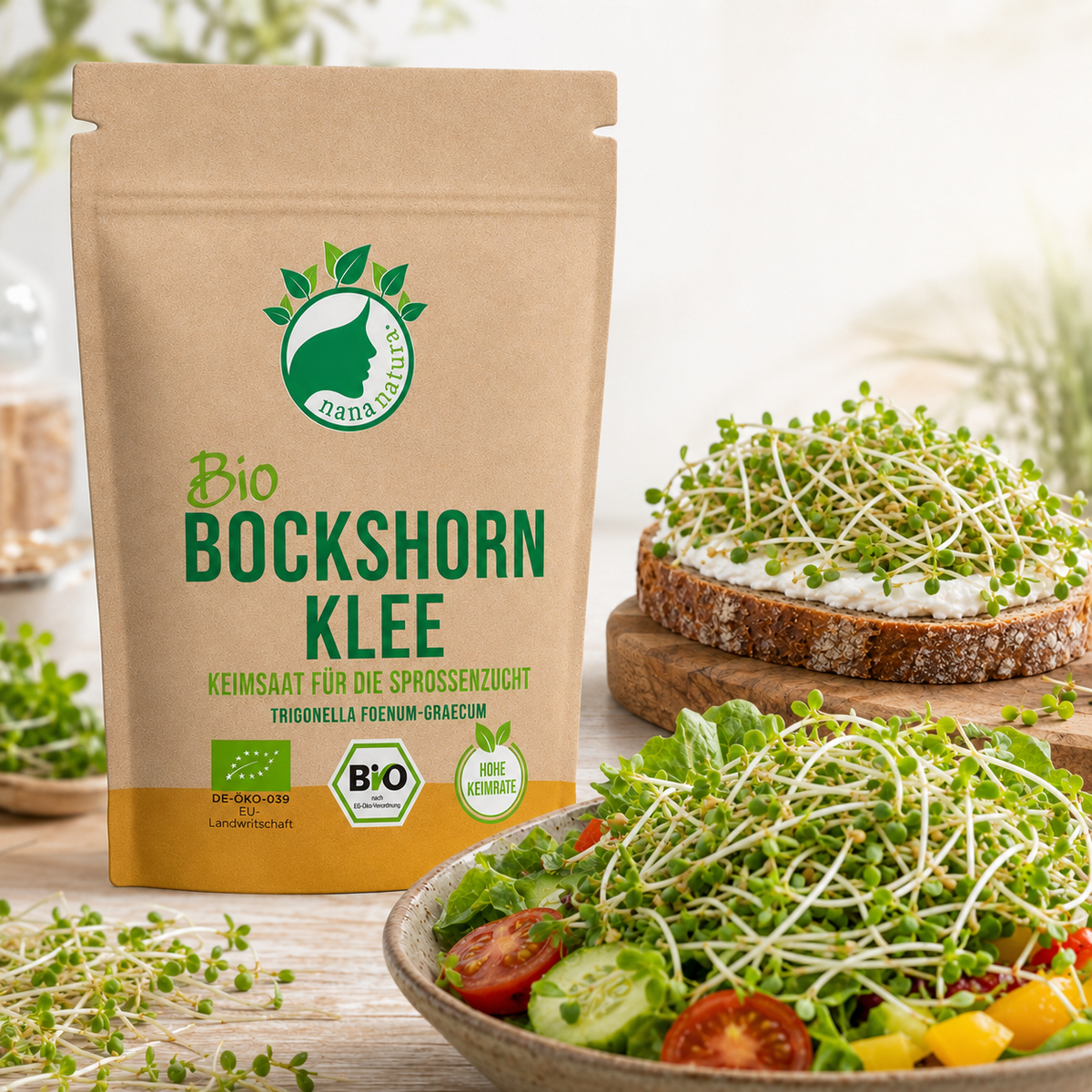 Bio Bockshornklee Keimsaat 180g