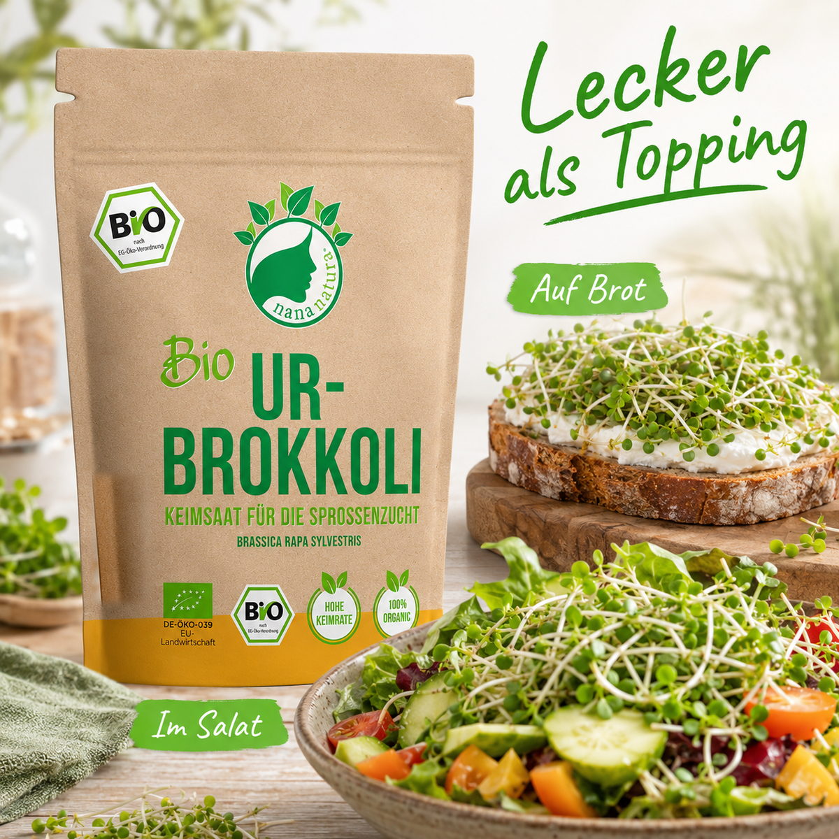 Bio Ur-Brokkoli Keimsaat 180g