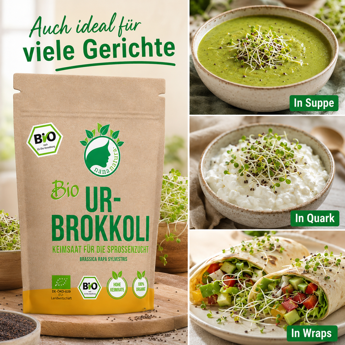 Bio Ur-Brokkoli Keimsaat 180g