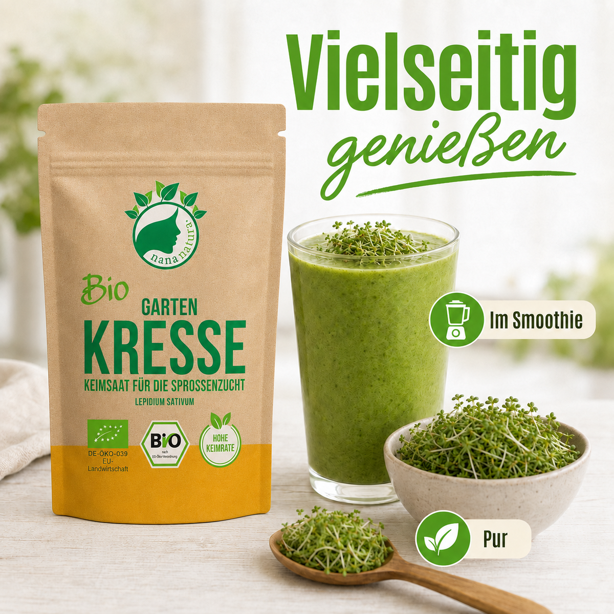 Bio Kresse Keimsaat 180g