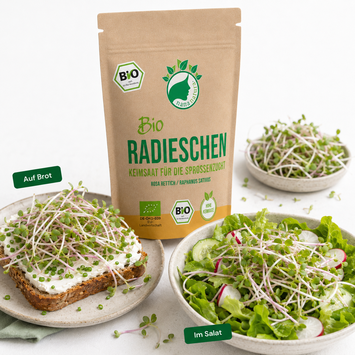 Bio Radieschen Keimsaat 180g
