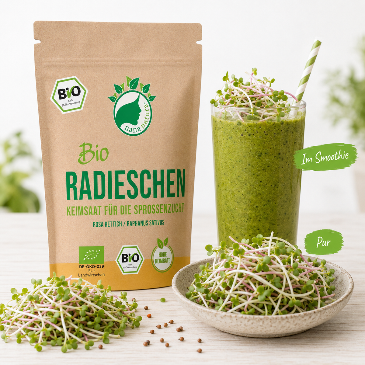Bio Radieschen Keimsaat 180g
