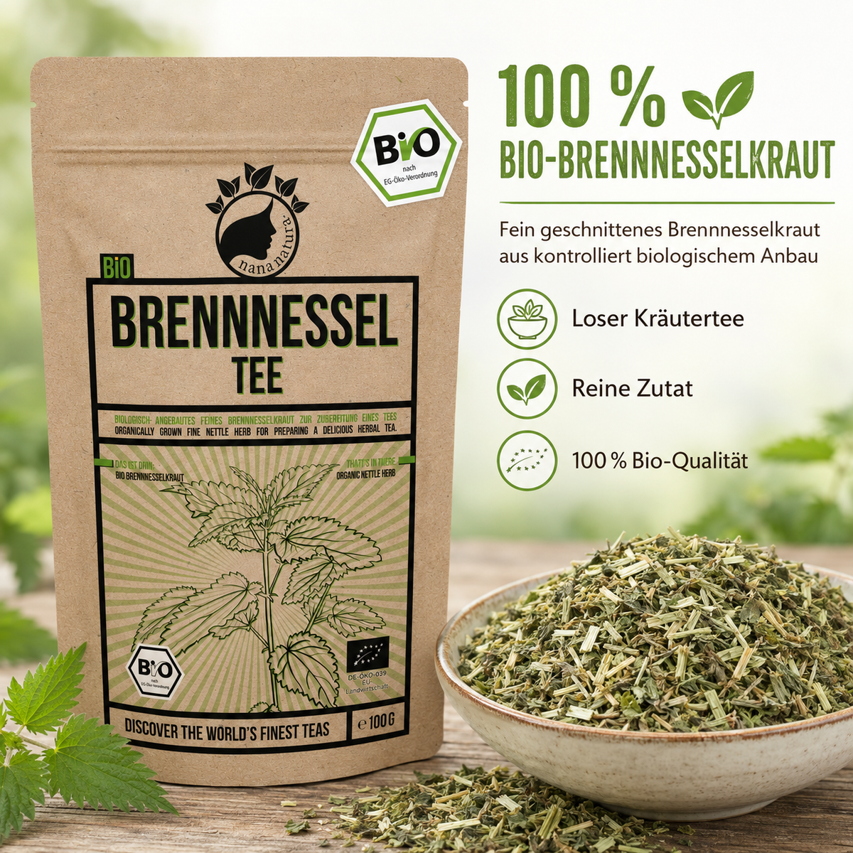 Bio Brennnessel-Tee 100g