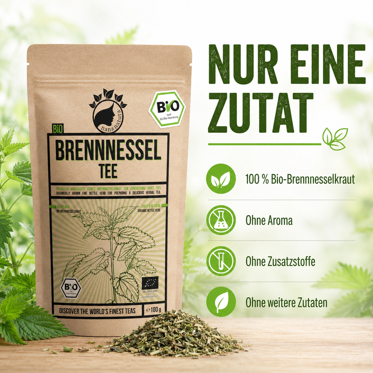 Bio Brennnessel-Tee 100g
