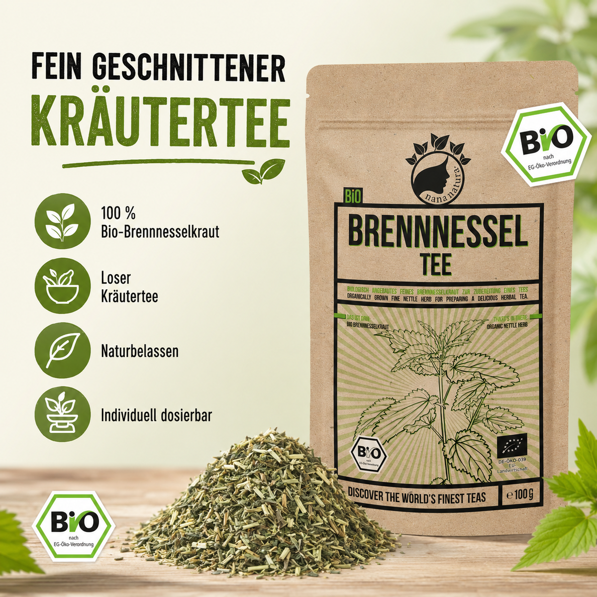 Bio Brennnessel-Tee 100g