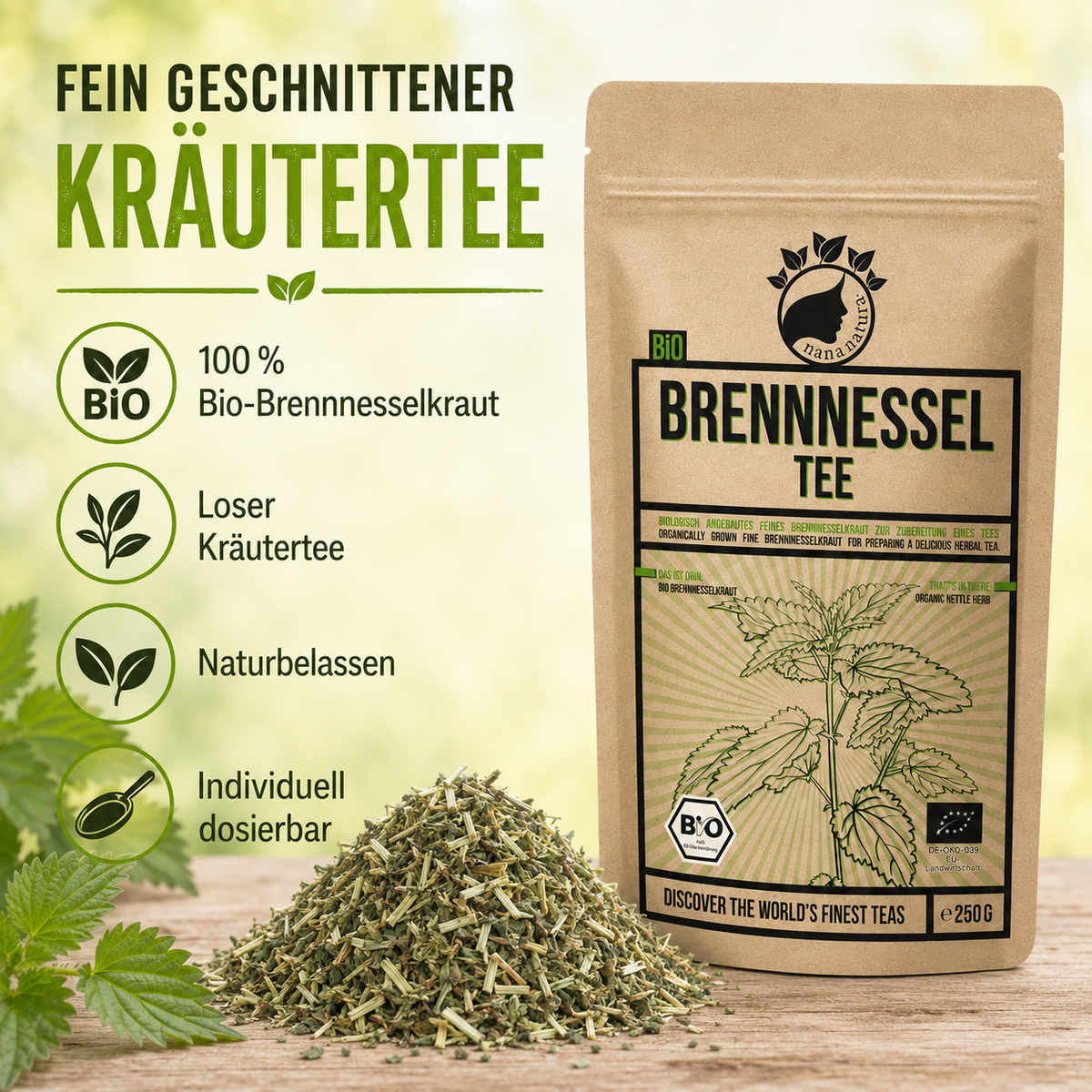 Bio Brennnessel-Tee 250g