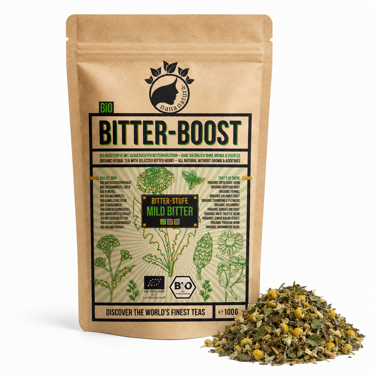 Bio Bittertee Bitter-Boost MILD 100g