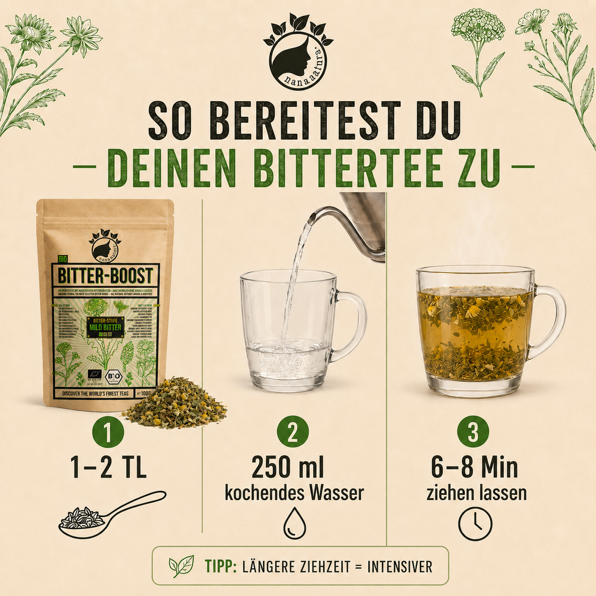 Bio Bittertee Bitter-Boost MILD 100g