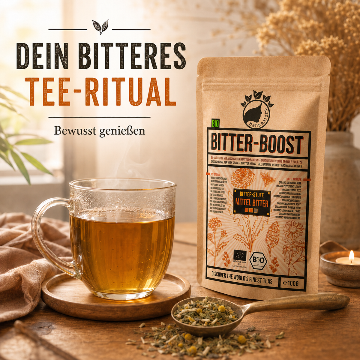 Bio Bittertee Bitter-Boost MITTEL 100g