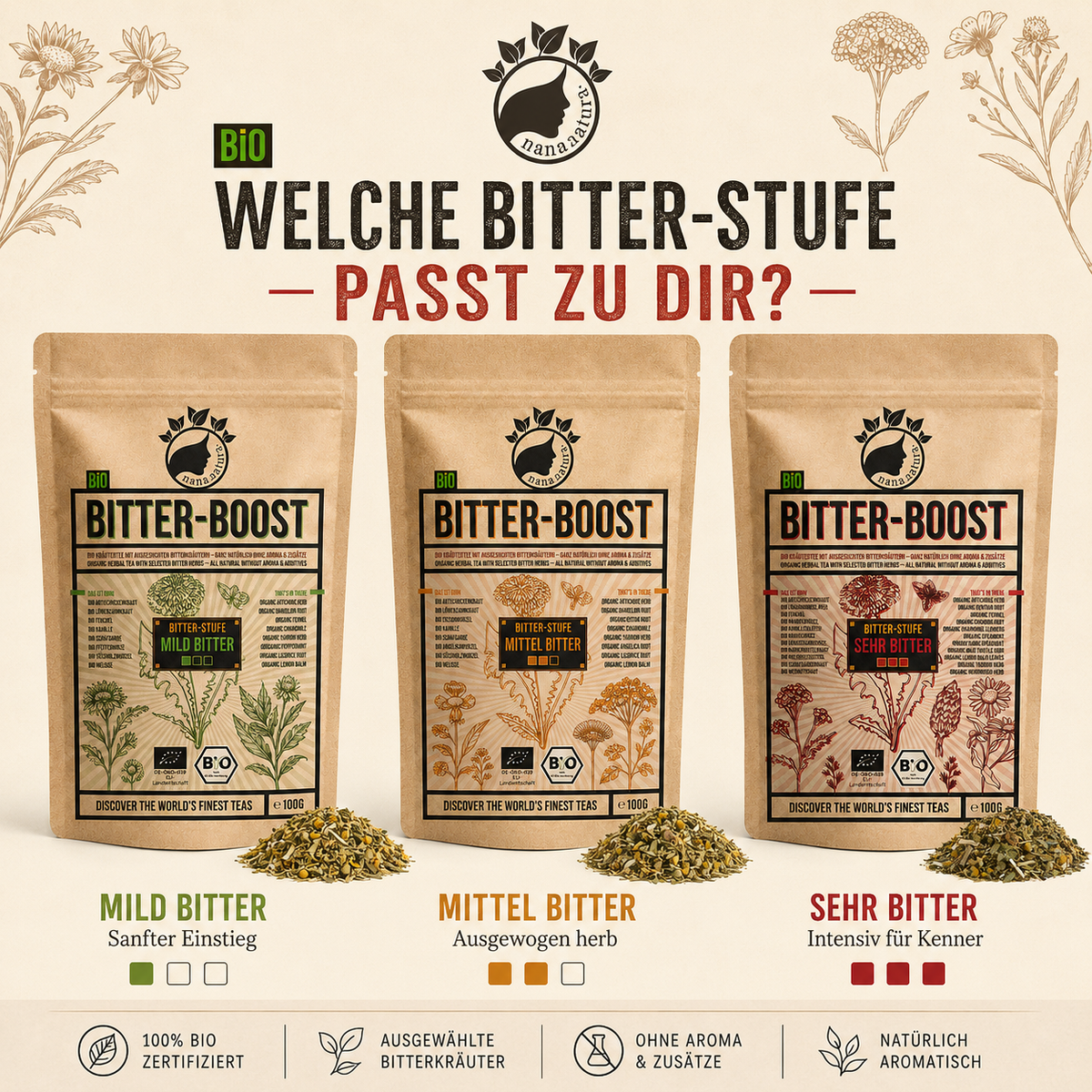 Bio Bittertee Bitter-Boost STARK 100g