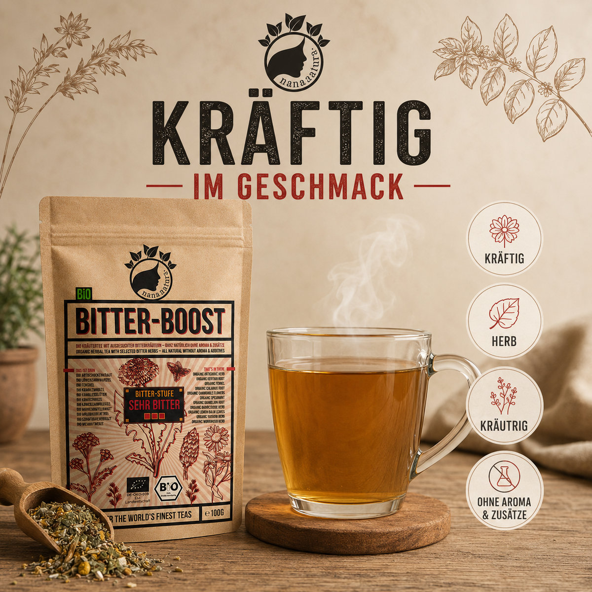 Bio Bittertee Bitter-Boost STARK 100g