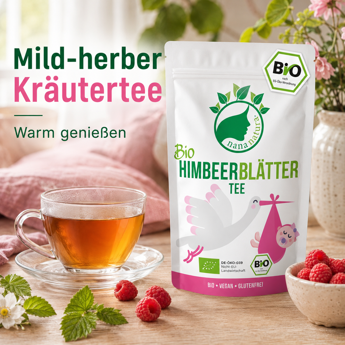 Bio Himbeerblätter-Tee 85g
