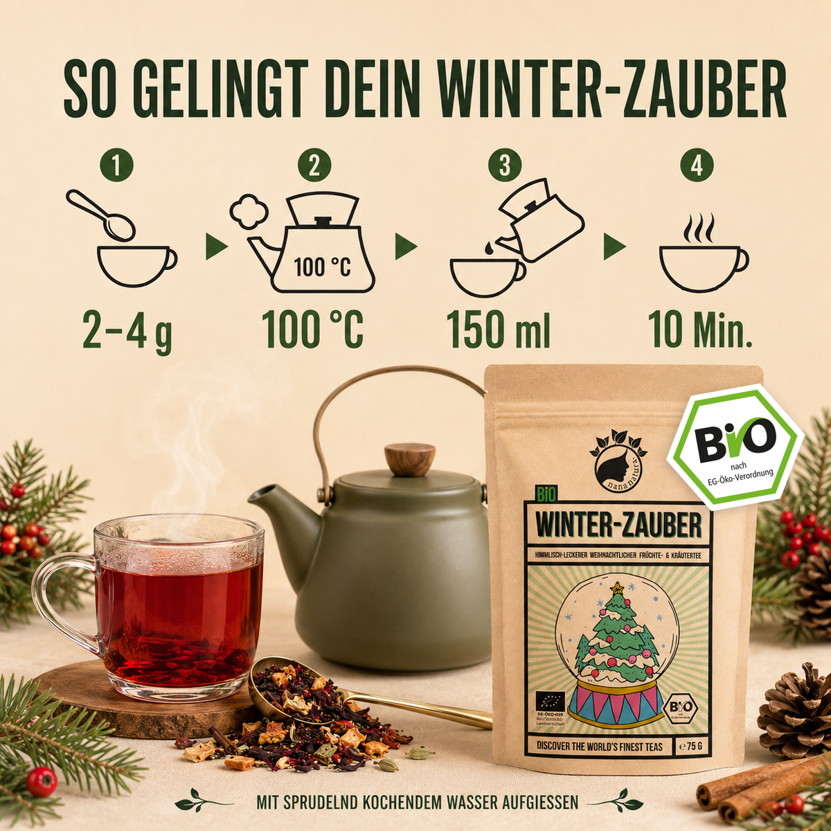 Bio Winterzauber Tee 75g