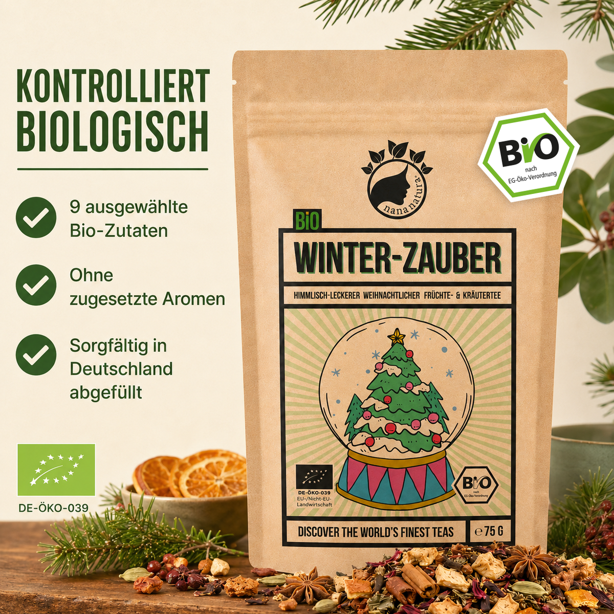 Bio Winterzauber Tee 75g