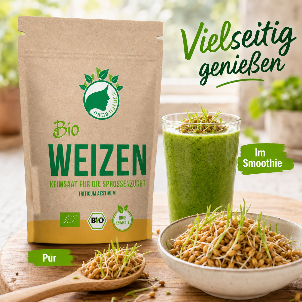 Bio Weizen Keimsaat 180g