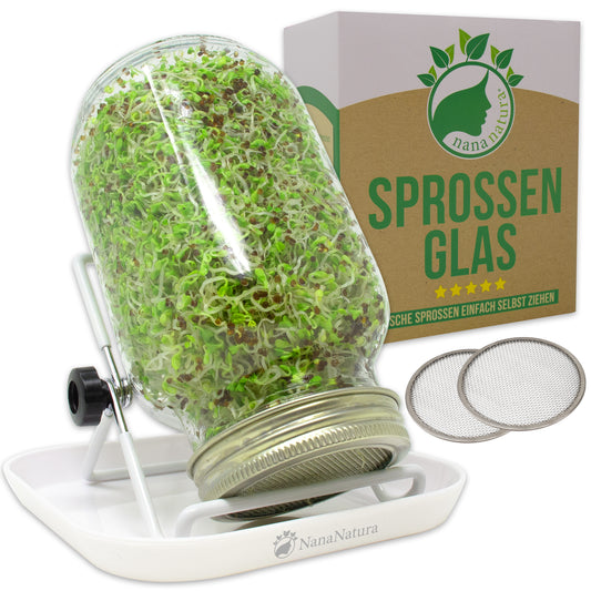 Sprossenglas zum Sprossen ziehen 750ml