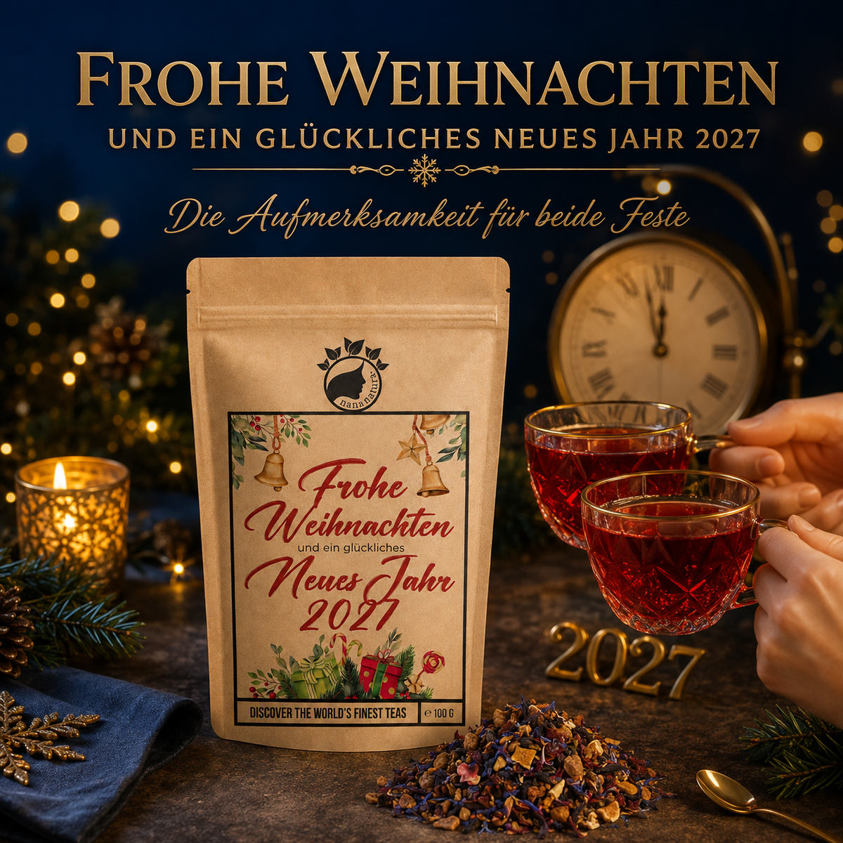Tee Frohe Weihnachten 2027 100g