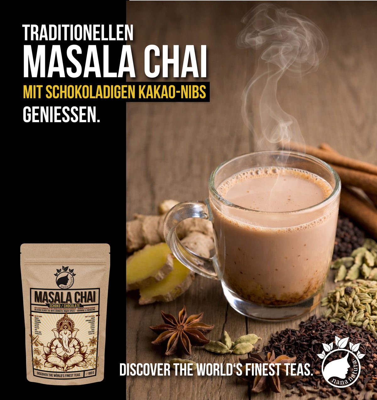 Masala Chai Schoko 100g