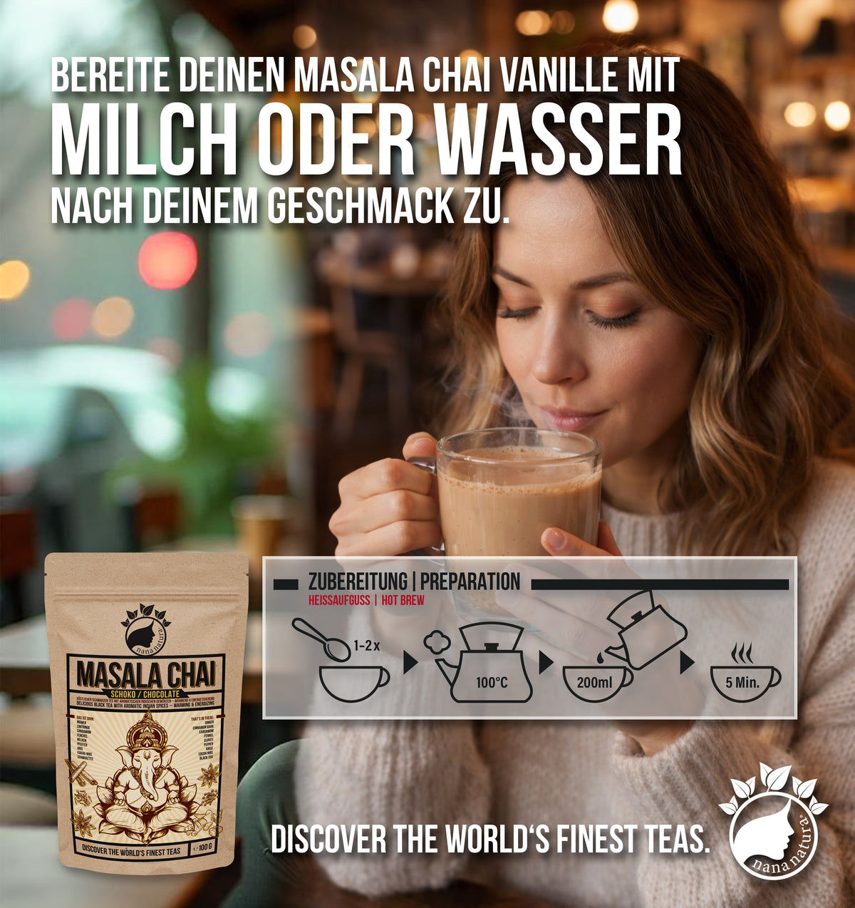 Masala Chai Schoko 100g