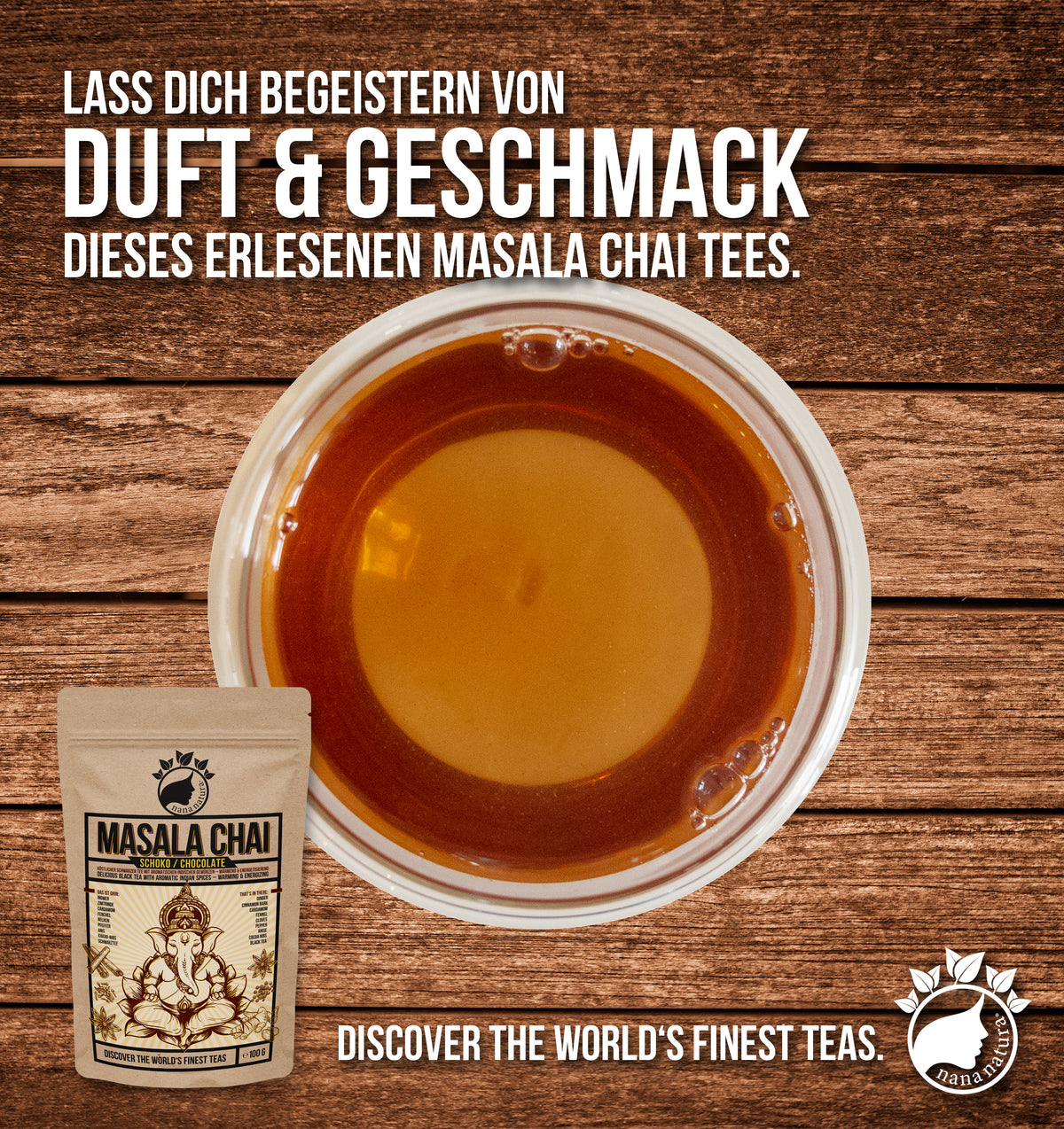 Masala Chai Schoko 100g