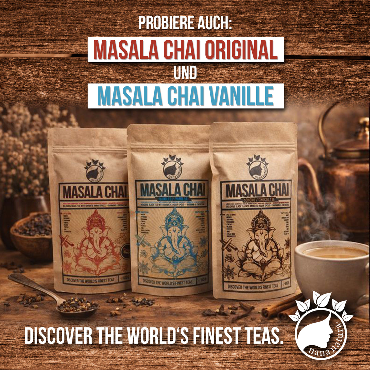 Masala Chai Schoko 100g