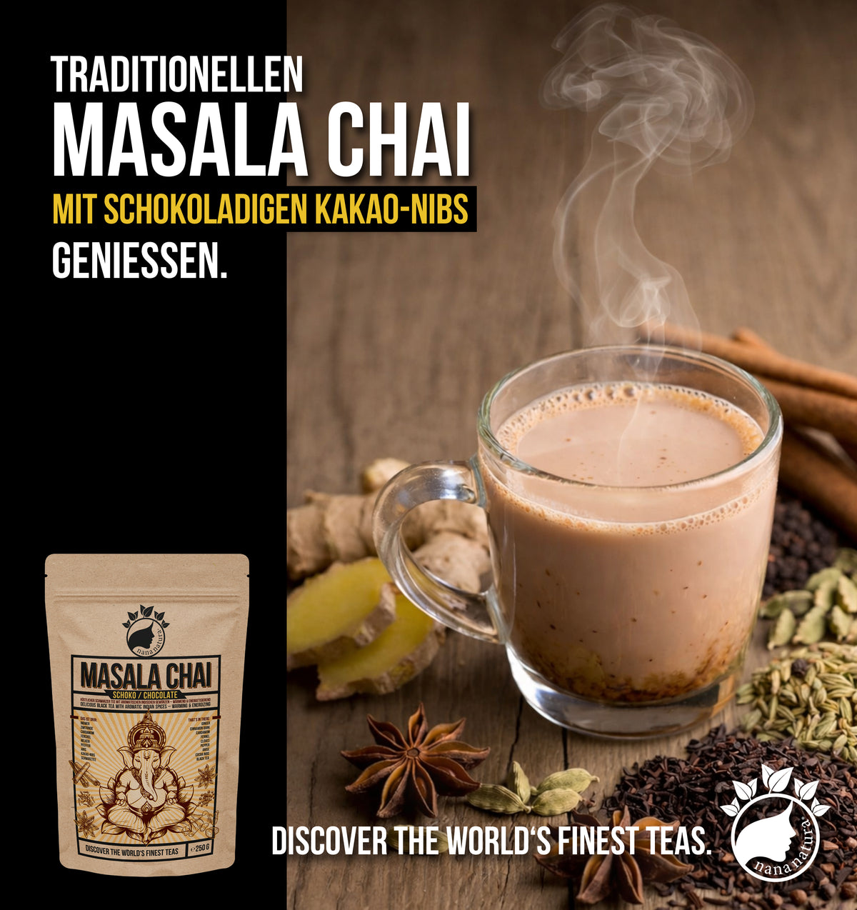 Masala Chai Schoko 250g