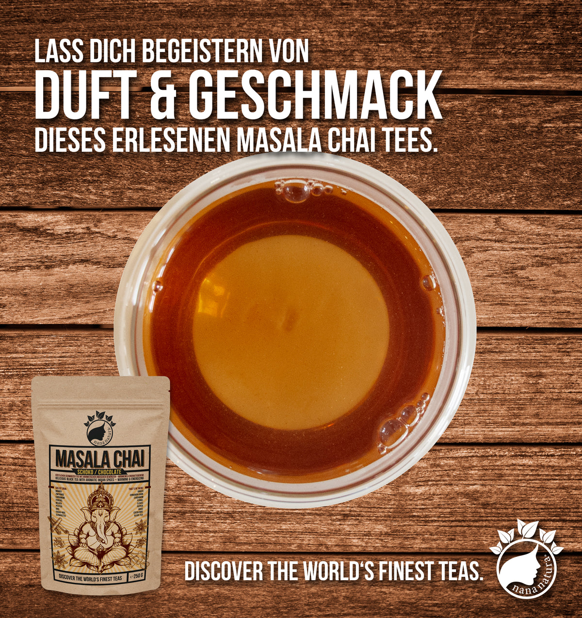 Masala Chai Schoko 250g