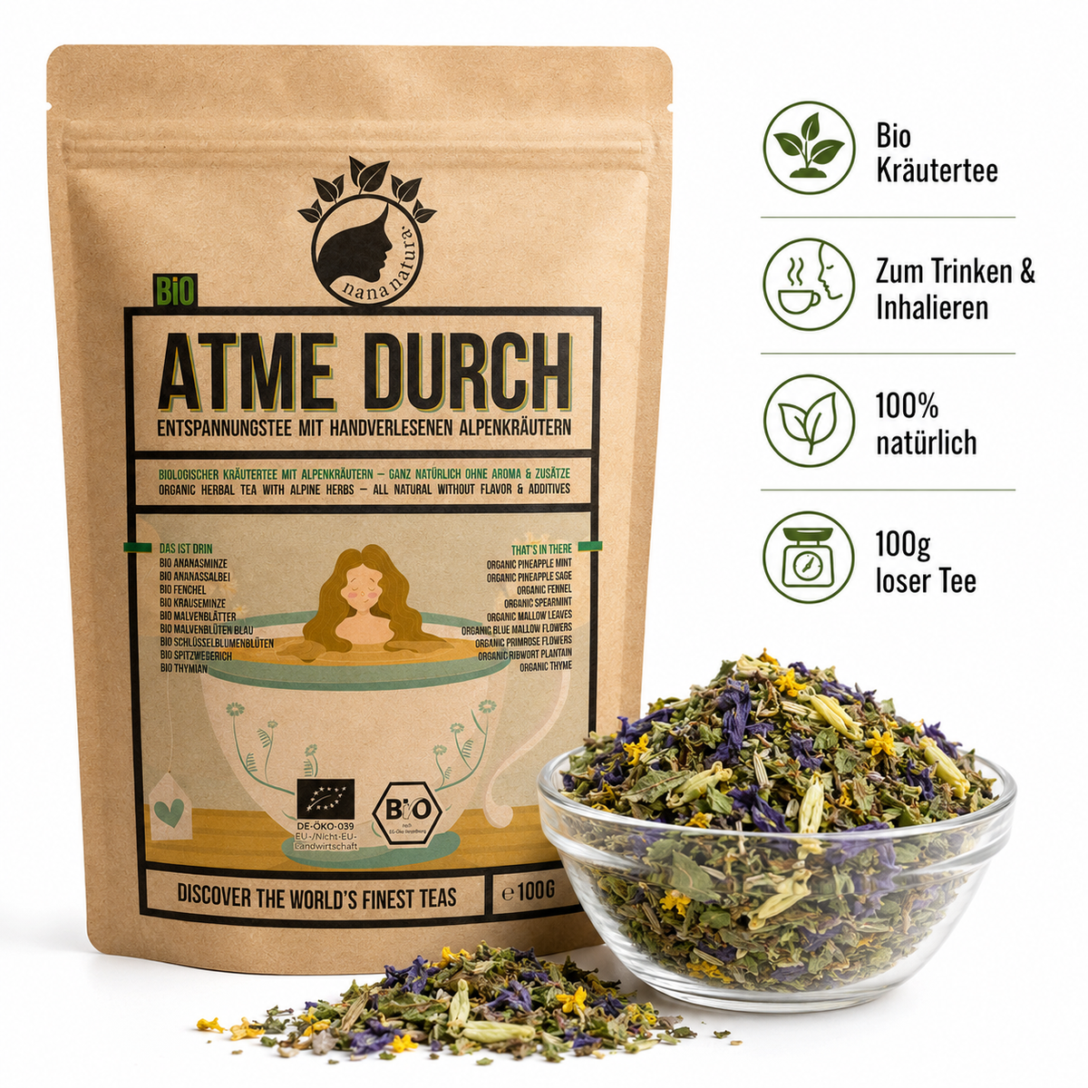 Bio Atme Durch Tee 100g