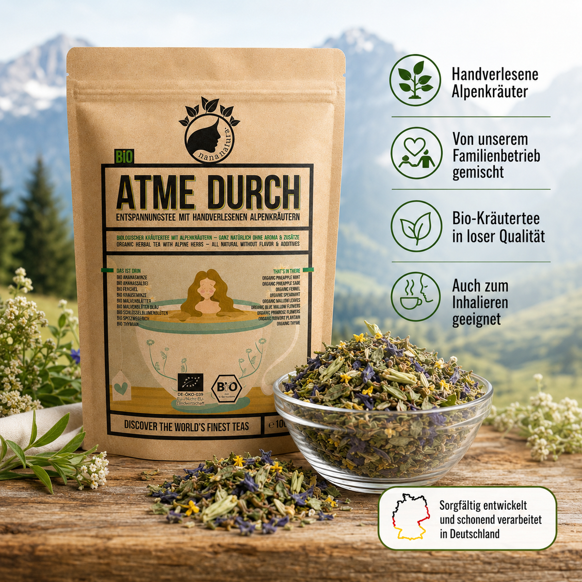 Bio Atme Durch Tee 100g