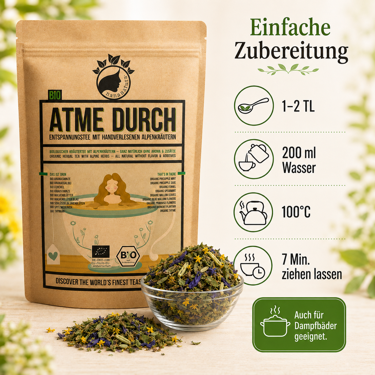 Bio Atme Durch Tee 100g
