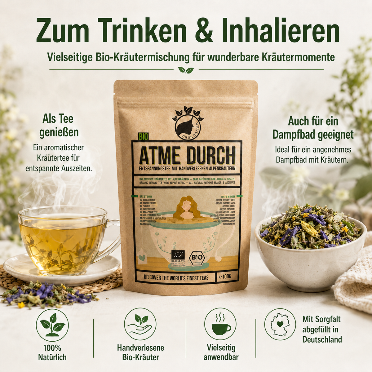 Bio Atme Durch Tee 100g