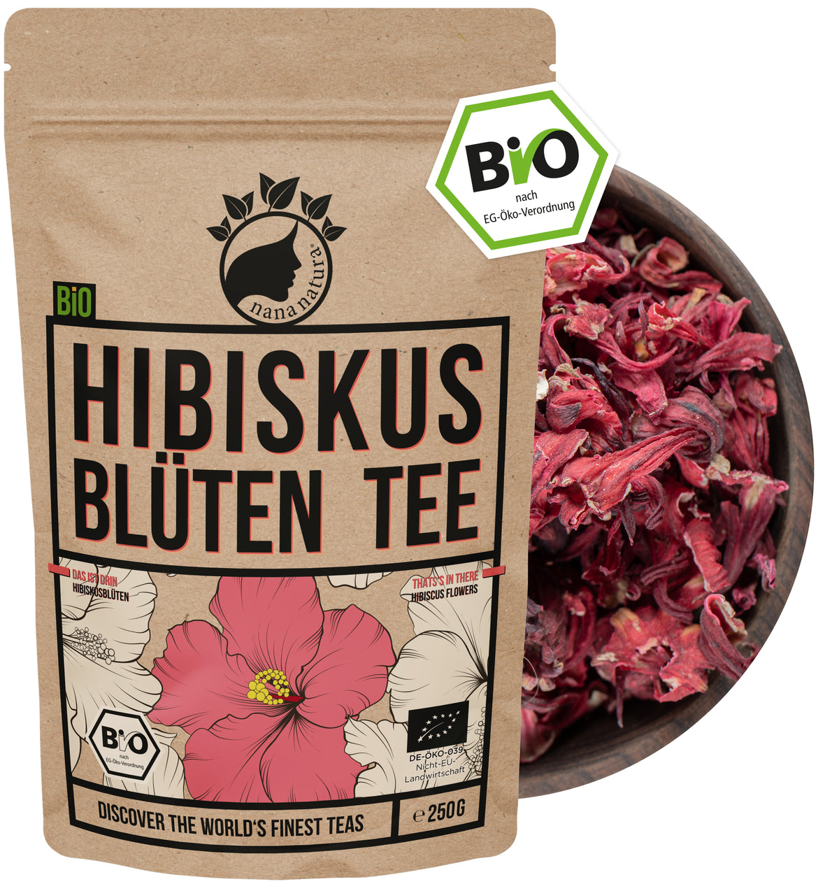 Bio Hibiskusblüten-Tee 250g