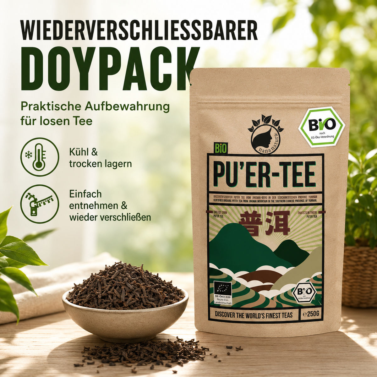 Bio Pu-Erh Tee 250g