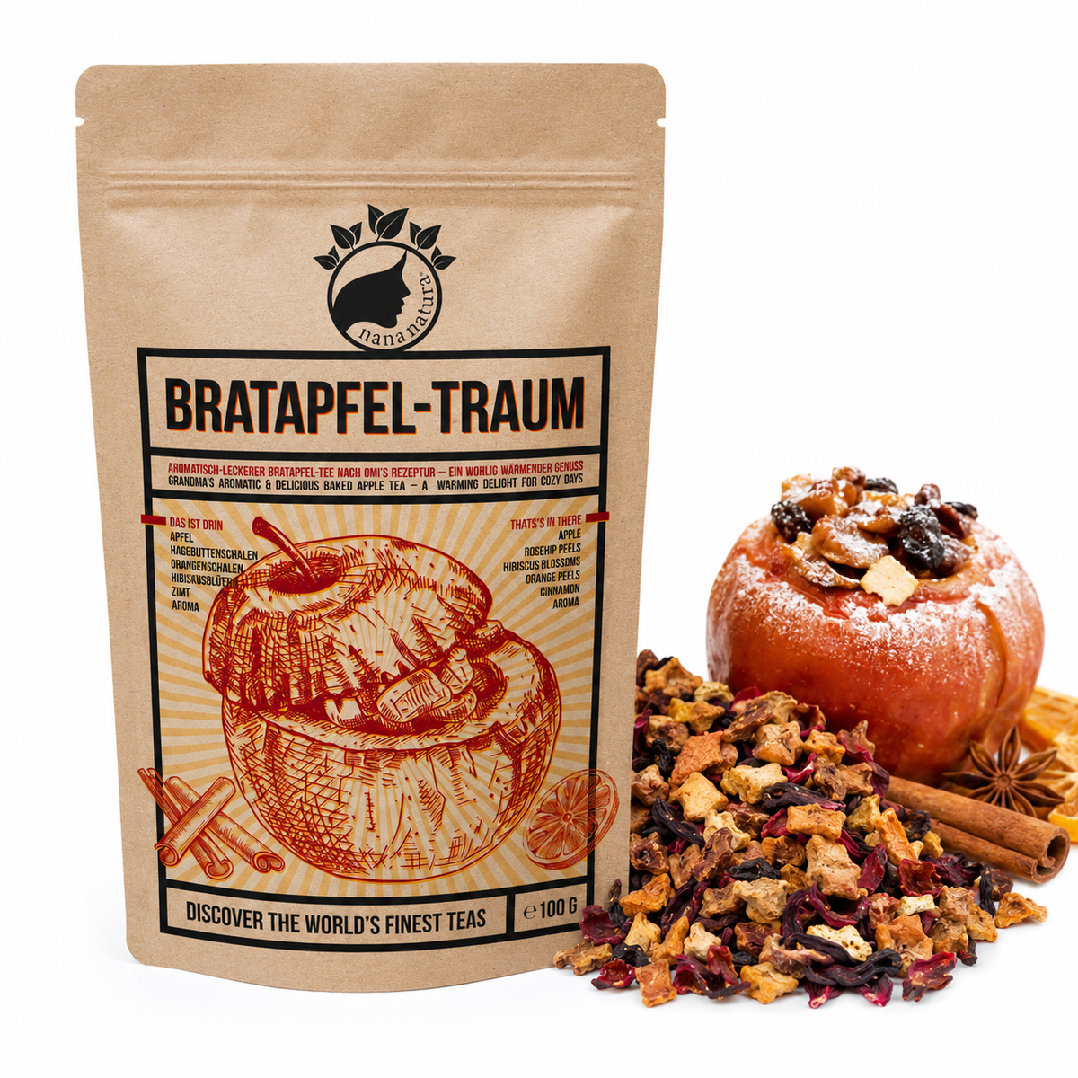Bratapfel-Traum Winter-Tee 100g