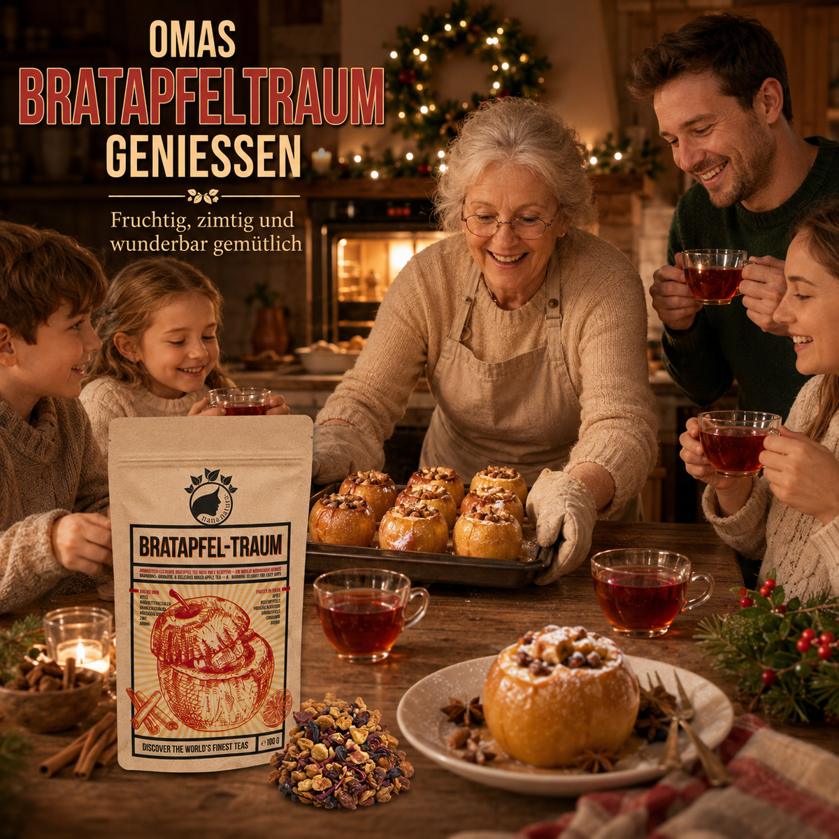 Bratapfel-Traum Winter-Tee 100g