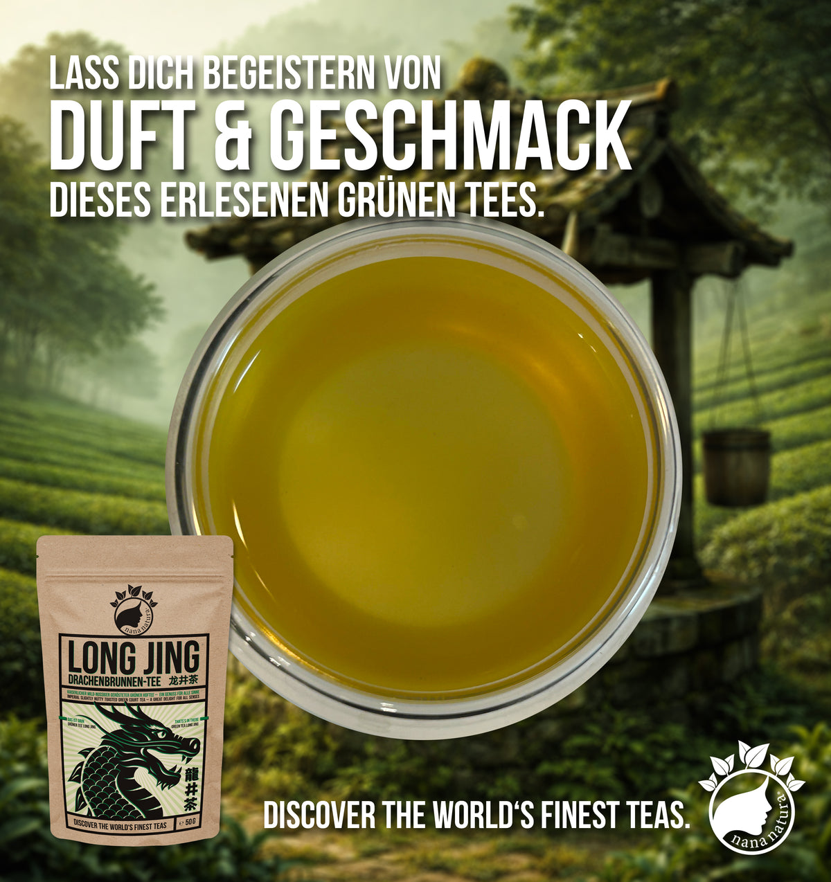 Long Jing Drachenbrunnen-Tee 50g