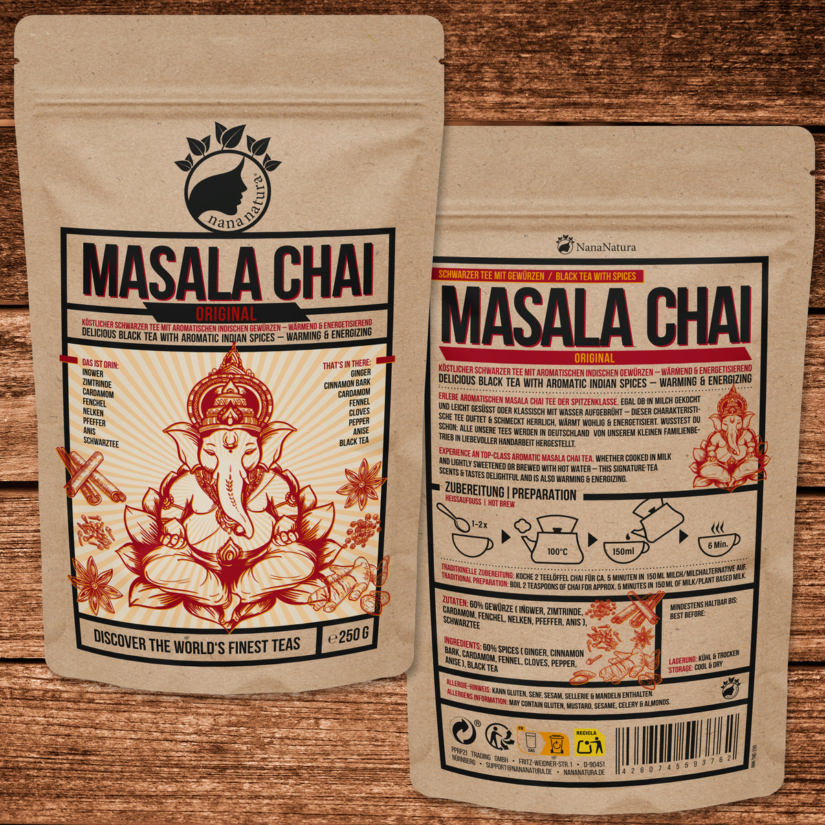 Masala Chai Tee Original 250g
