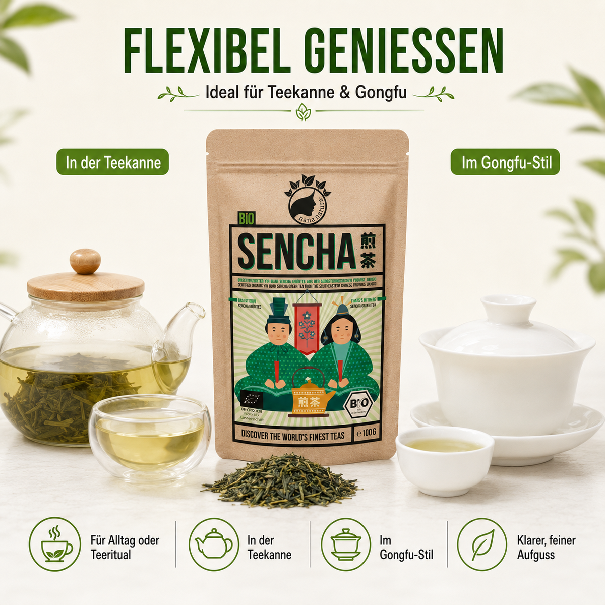 Bio Sencha Tee aus China 100g