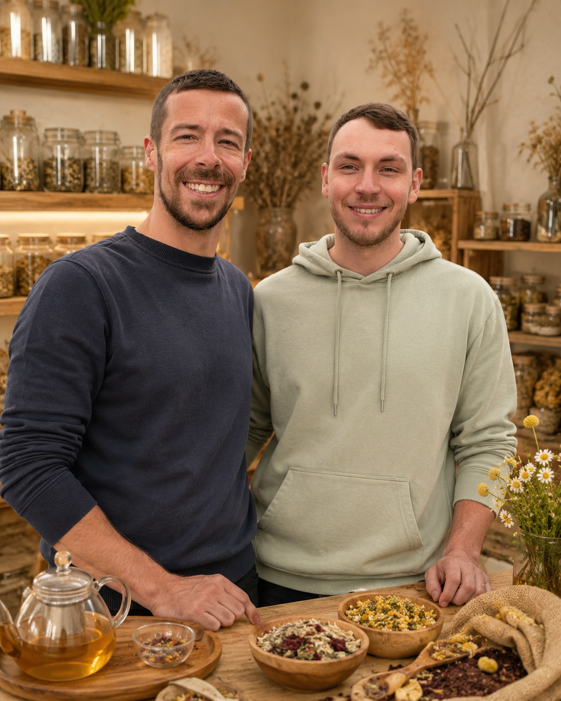 Patrick Prenzel und Reece von NanaNatura